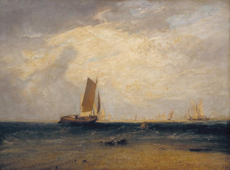 Joseph Mallord William Turner Fishing upon Blythe-sand,tide setting in (mk31) Germany oil painting art